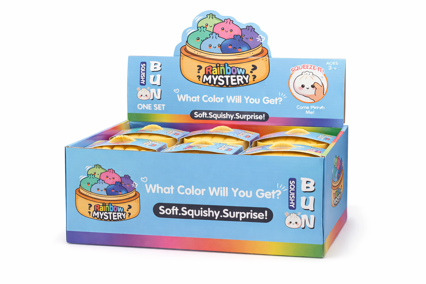 Dumpling Squishy Mystery Toy | Mystery Squishy Dumplings | Set for Kids Pack of 12