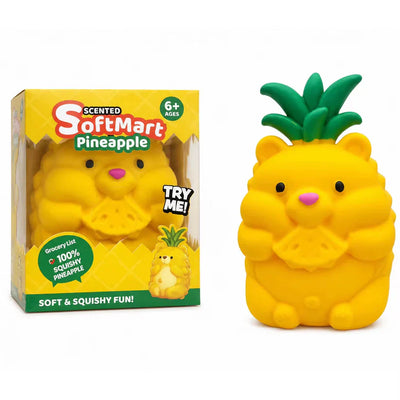 Pineapple Squishy Bear Face