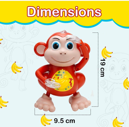 Dancing Monkey Musical Toy Light Sound Battery Operated