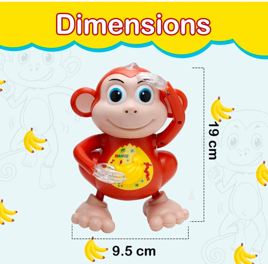 Dancing Monkey Musical Toy Light Sound Battery Operated