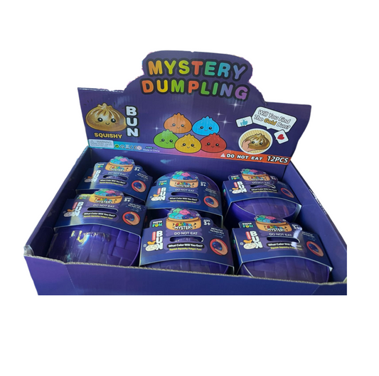 Mystery Purple Glitter Dumpling Squishy Bun – Mystery Series