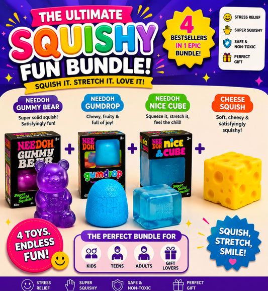 The Ultimate Squishy Fun Bundle – 4 Bestsellers in 1 Epic Bundle!