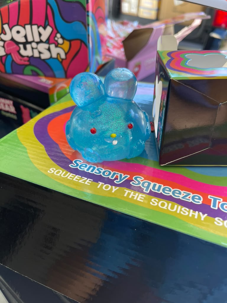Jelly Rabbit Squishy Cube Slow Rebound Sensory