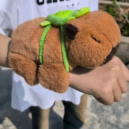 Capybara Hug Slap Bracelet Stuffed Plush Toy Kawaii