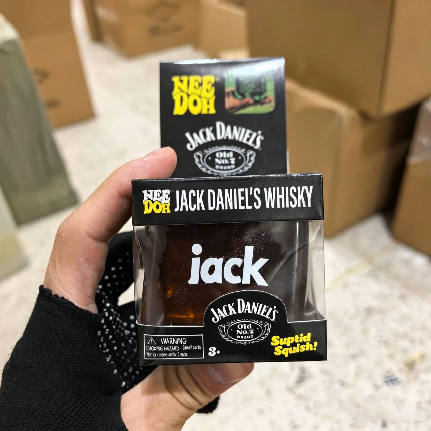 Jack Daniels inspired Nice Cube Squishy