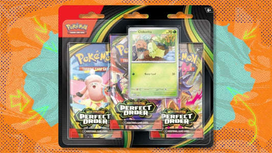 Pokemon cards TCG - Mega Evolution - Perfect Order Three-Booster Blister