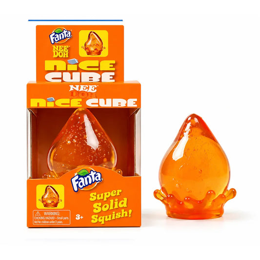 Squishy Raindrop/Dreamdrop Fidget Toy Glitter Orange