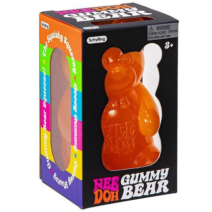 Schylling Needoh Gummy Bear Toy with Jelly-Like Filling, 100% authentic Color may vary