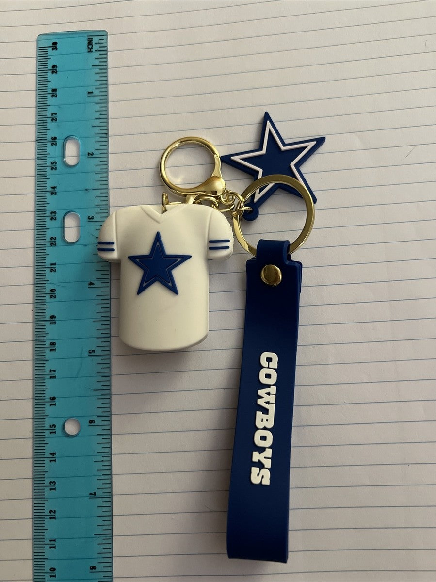 Dallas Cowboys Connor Williams Rubber Metal Keychain