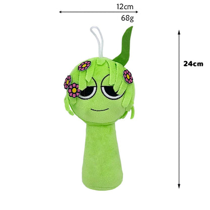 High Quality Sprunki Plushie  Sprunki Plush Toy Cute Stuffed Toy for Kids Adults Valentines Day Boys Girls Green– Light Green