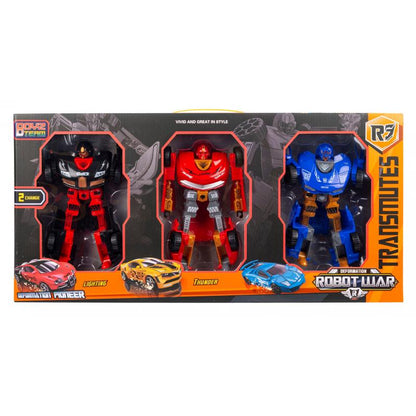 Toys Roboforces Transformers Deformed Car Robot Set of 3